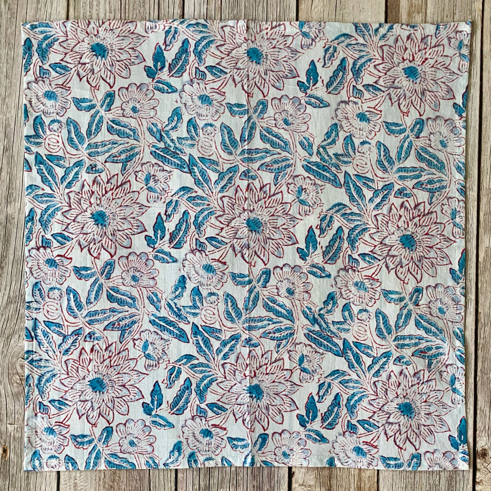 Block Printed Napkin - Chrysanta