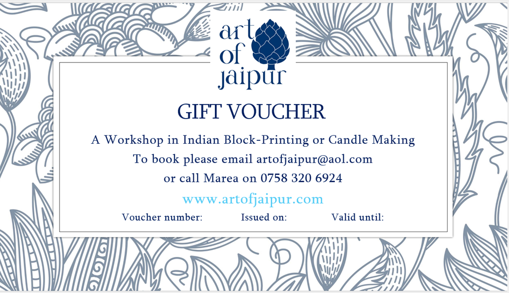 Workshop Gift Card