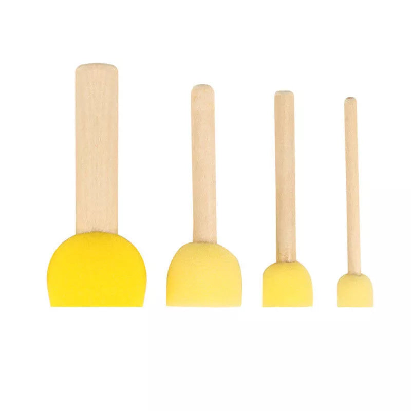 Set of four sponge dabbers
