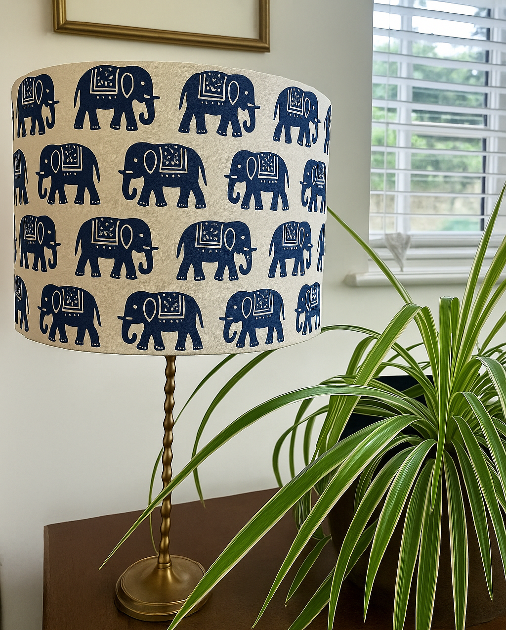 Indian Block Printed Lampshade Workshop - Saturday 24th January 2026 - 10am to 4pm - Standlake Village Hall, Witney OX29 7SB