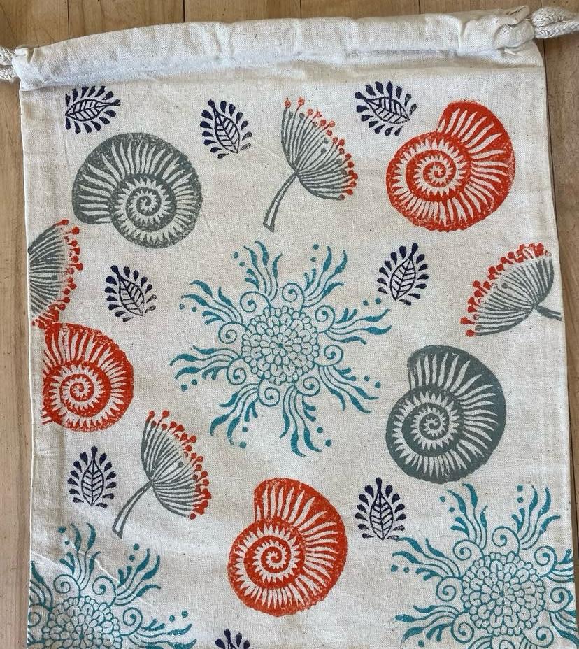 Intricate Round Wooden Block