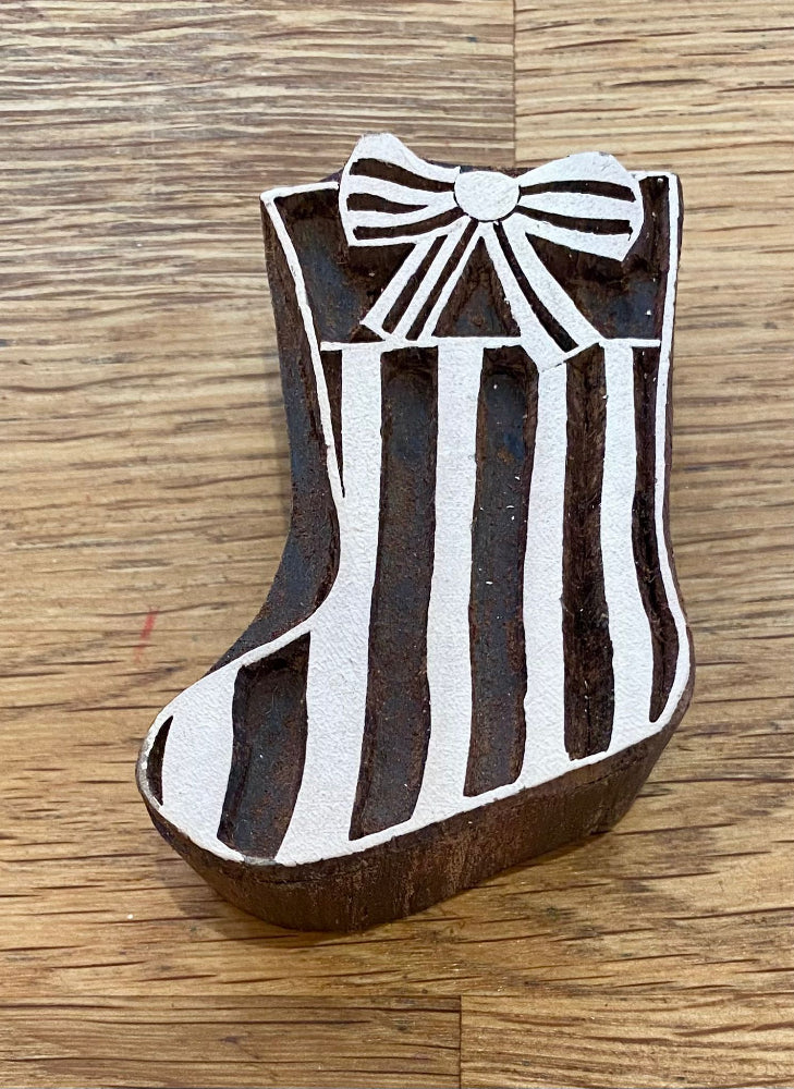 Christmas stocking block