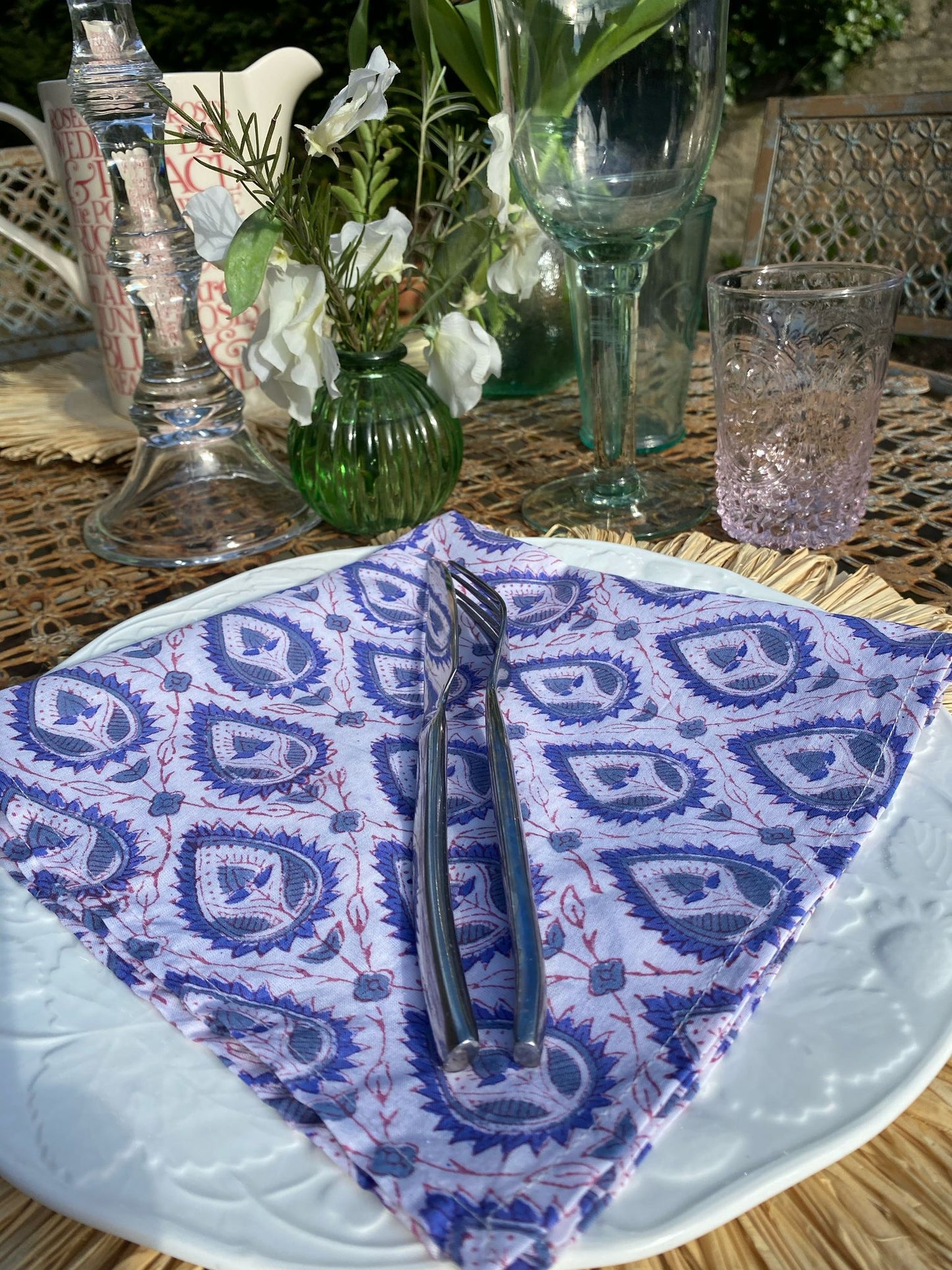 Block Printed Napkin - Indivar