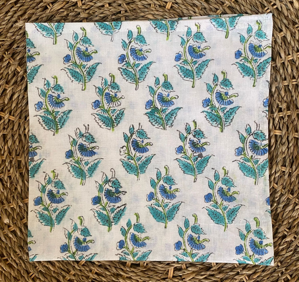 block print napkin