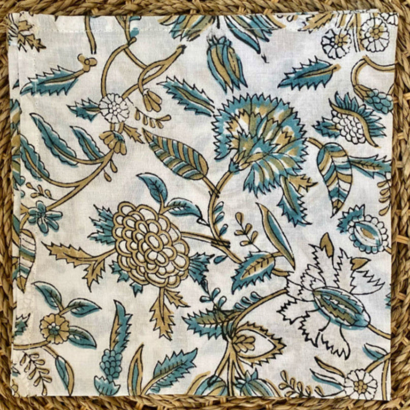 Block Printed Napkin - Jalpatra