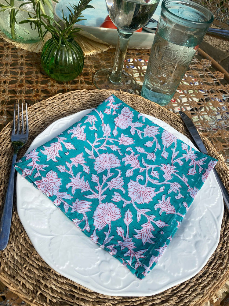 Block Printed Napkin - Kamali