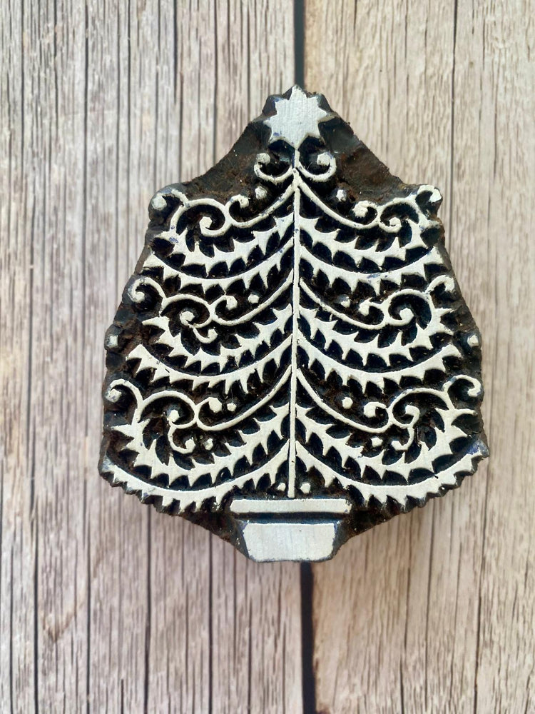 wooden printing block
