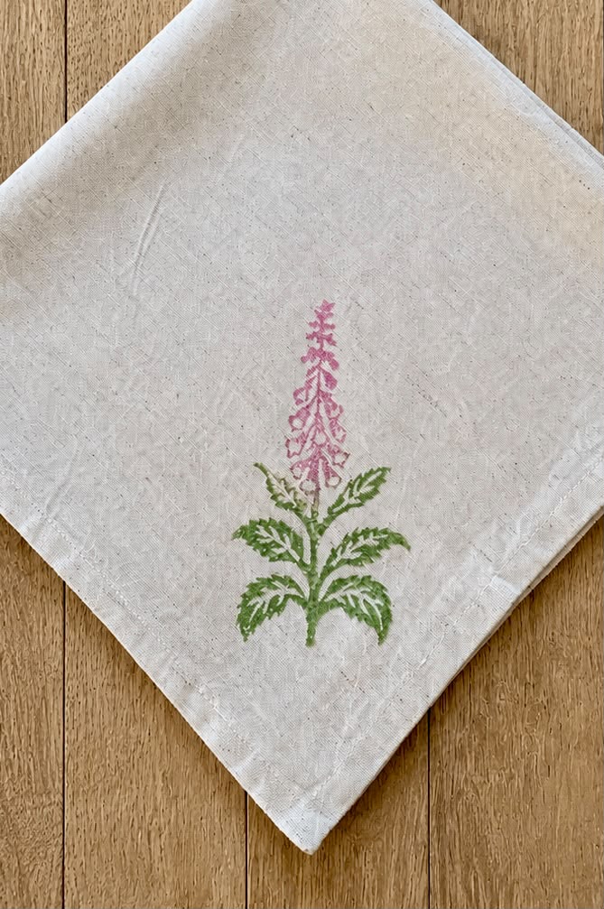 Large Foxglove Block